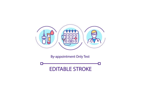 By Appointment Only Test Concept Icon