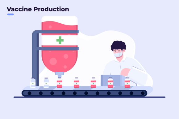 Covid-19 Vaccine Production Vector: Embroidery Review