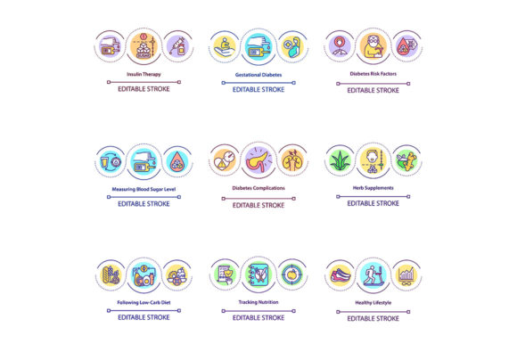 Diabetes Complications Concept Icon: A Designer's Review