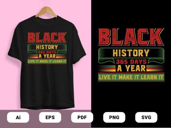 Free Black History T-Shirt Design Vector Review