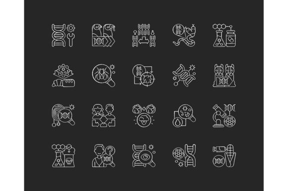 Genetic Engineering Chalk White Icons Embroidery Review