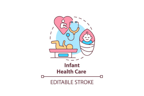 Infant Health Care Concept Icon: A Designer’s Embroidery Review