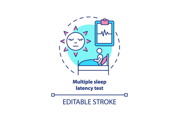Multiple Sleep Latency Test Concept Icon Review