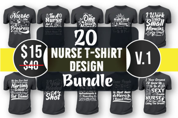 Nurse T-Shirt Design Bundle V1: A Designer’s Honest Review