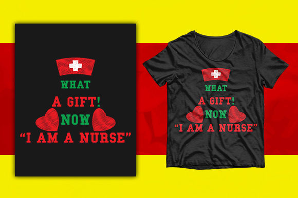 Nurse T-Shirt Design Free Vector