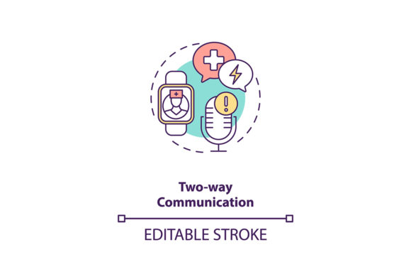 Two-way Communication Concept Icon