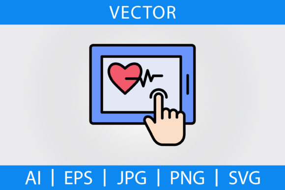 Vector Medical Tablet Filled Line Icon Embroidery Review